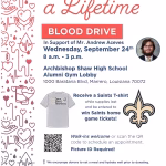 Archbishop Shaw High School | New Orleans Boys Catholic High School 3 Aceves Blood Drive