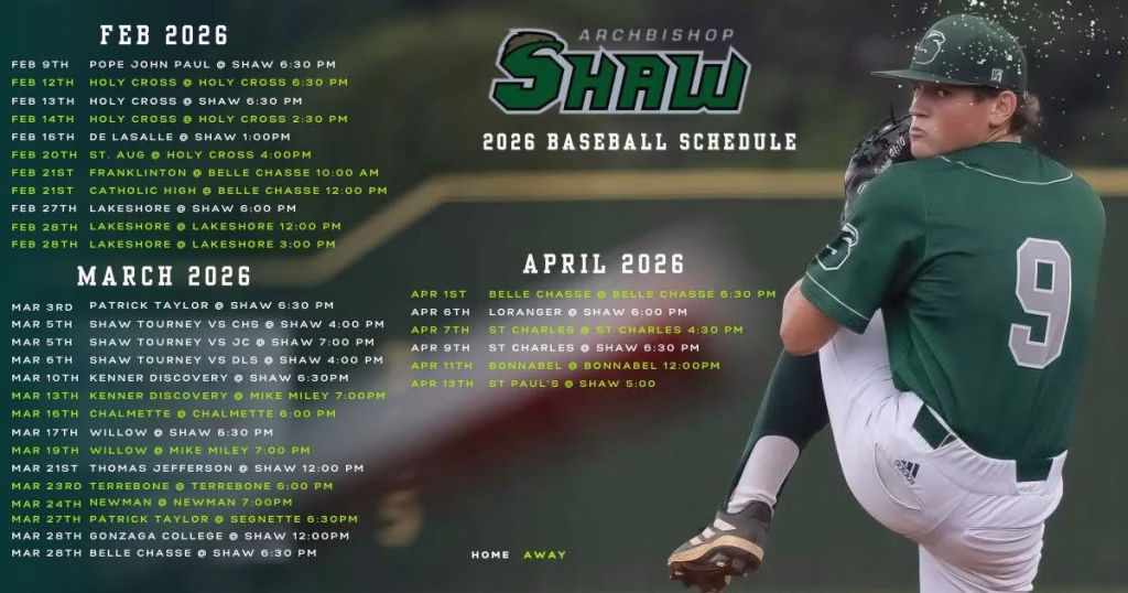Shaw-Varsity-Baseball-2026 Shaw Varsity Baseball 2026